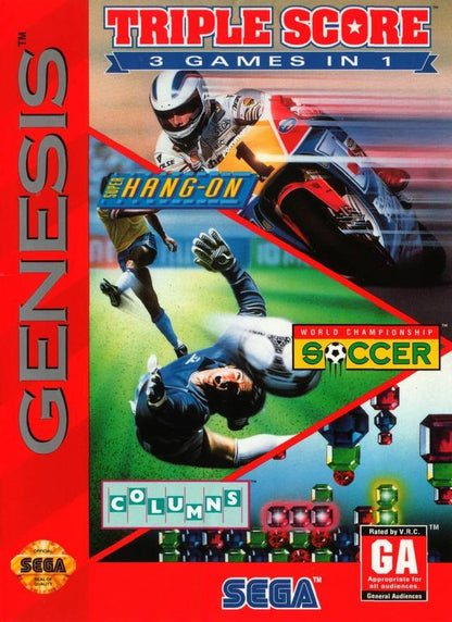 J2Games.com | Triple Score (Sega Genesis) (Pre-Played - Game Only).
