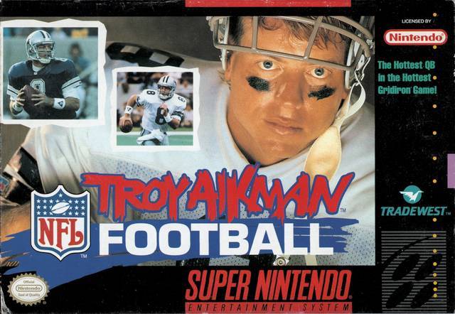 J2Games.com | Troy Aikman NFL Football (Super Nintendo) (Pre-Played - Game Only).