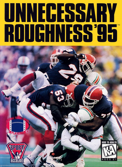 J2Games.com | Unnecessary Roughness '95 (Sega Genesis) (Pre-Played - Game Only).