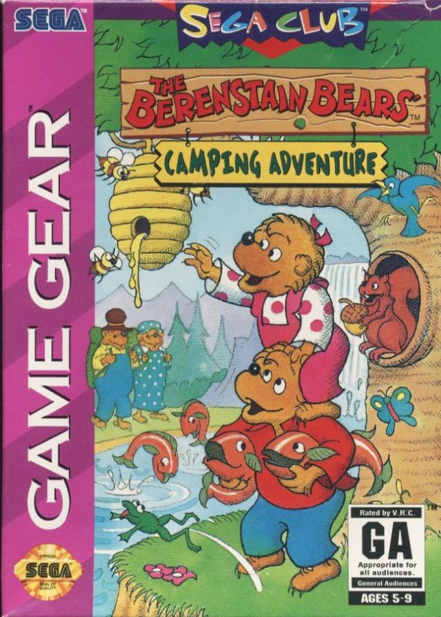 J2Games.com | Berenstain Bears Camping Adventures (Sega Game Gear) (Pre-Played - Game Only).