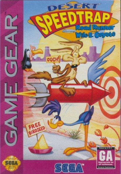 J2Games.com | Desert Speedtrap Starring Road Runner and Wile E Coyote (Sega Game Gear) (Pre-Played).