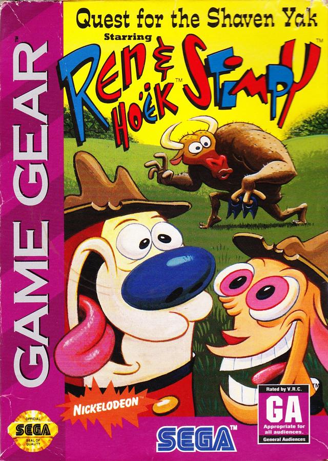J2Games.com | Ren and Stimpy Quest for the Shaven Yak (Sega Game Gear) (Pre-Played - Game Only).