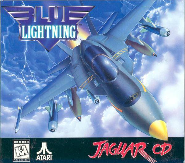 J2Games.com | Blue Lightning (CD) (Atari Jaguar) (Pre-Played - CIB - Good).