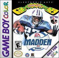 J2Games.com | Madden 2001 (Gameboy Color) (Pre-Played - Game Only).