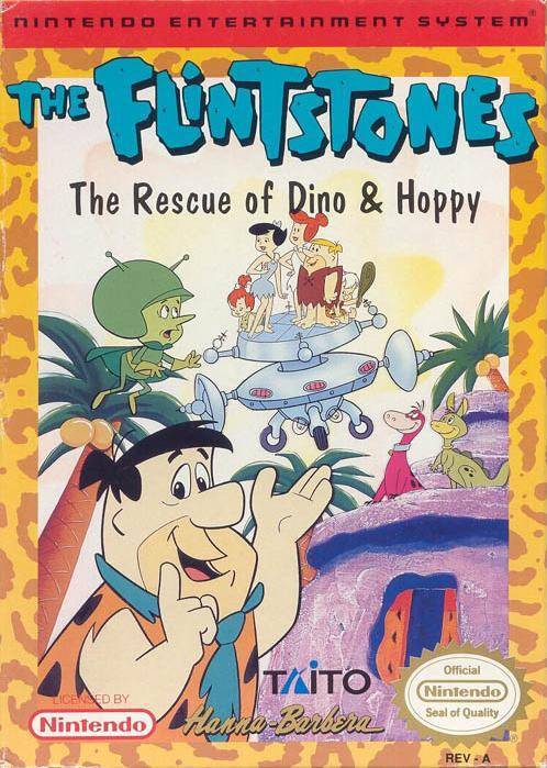 J2Games.com | Flintstones The Rescue of Dino and Hoppy (Nintendo NES) (Pre-Played - Game Only).