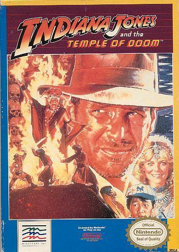 J2Games.com | Indiana Jones and the Temple of Doom (Nintendo NES) (Pre-Played - Game Only).