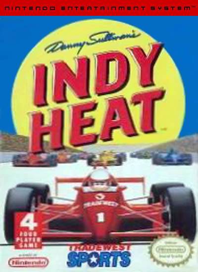 J2Games.com | Danny Sullivan's Indy Heat (Nintendo NES) (Pre-Played - Game Only).
