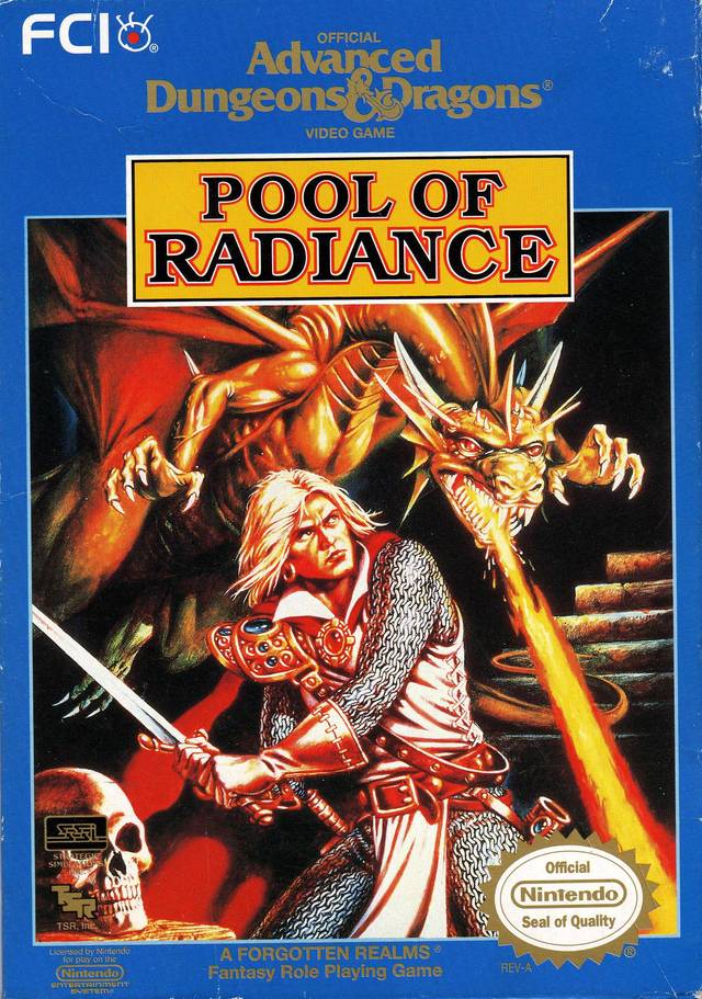 Advanced Dungeons and Dragons: Pool of Radiance (Nintendo NES)