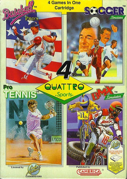 J2Games.com | Quattro Sports (Nintendo NES) (Pre-Played - Game Only).