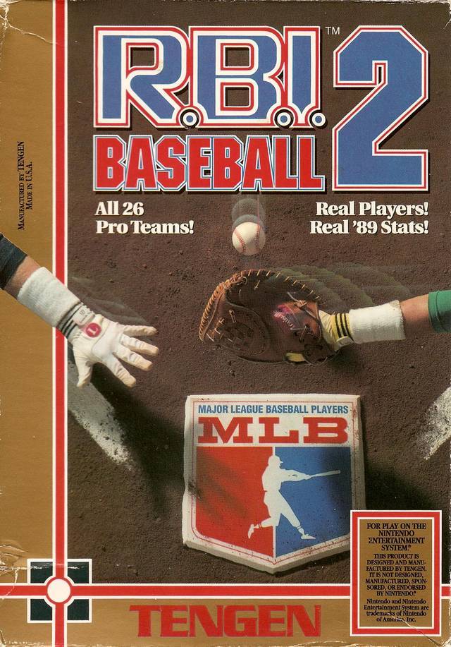 J2Games.com | RBI Baseball 2 (Nintendo NES) (Pre-Played - Game Only).