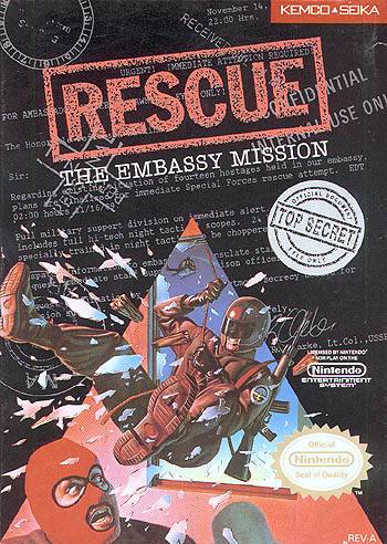 J2Games.com | Rescue the Embassy Mission (Nintendo NES) (Pre-Played - Game Only).