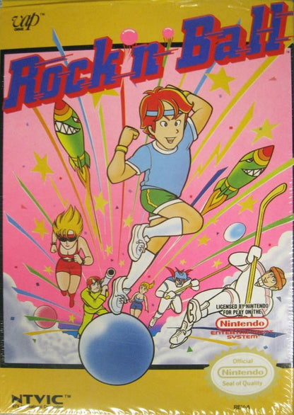 J2Games.com | Rock n Ball (Nintendo NES) (Pre-Played - Game Only).