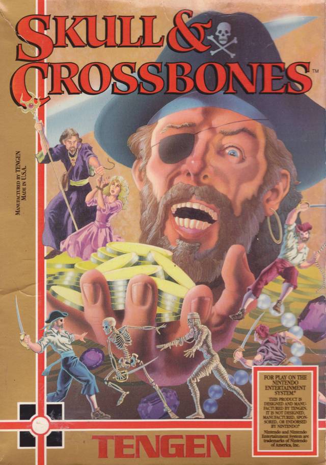 J2Games.com | Skull and Crossbones (Nintendo NES) (Pre-Played - Game Only).