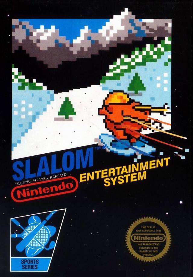 J2Games.com | Slalom (Nintendo NES) (Pre-Played - Game Only).