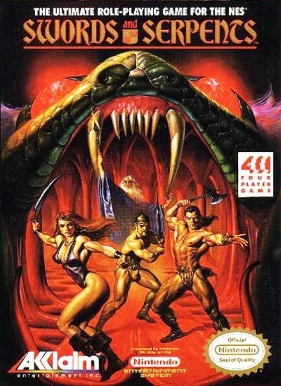 J2Games.com | Swords and Serpents (Nintendo NES) (Pre-Played - Game Only).