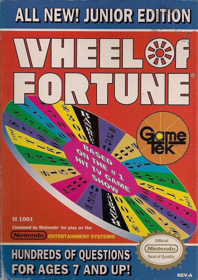 J2Games.com | Wheel of Fortune Junior Edition (Nintendo NES) (Pre-Played - Game Only).