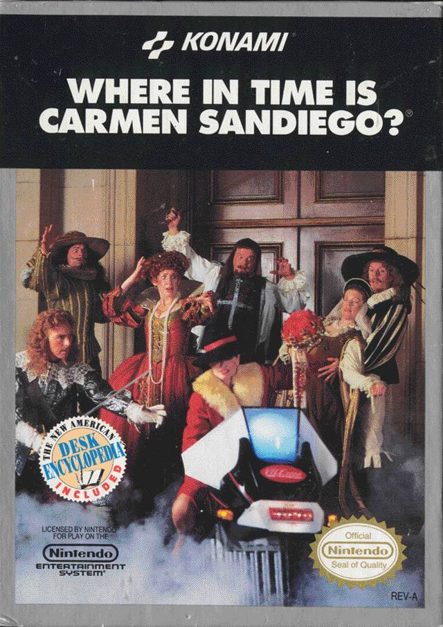 J2Games.com | Where in Time is Carmen Sandiego (Nintendo NES) (Pre-Played - Game Only).
