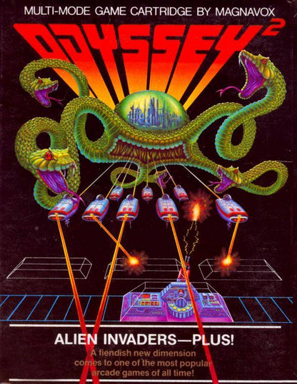 J2Games.com | Alien Invaders-Plus! (Odyssey 2) (Pre-Played).
