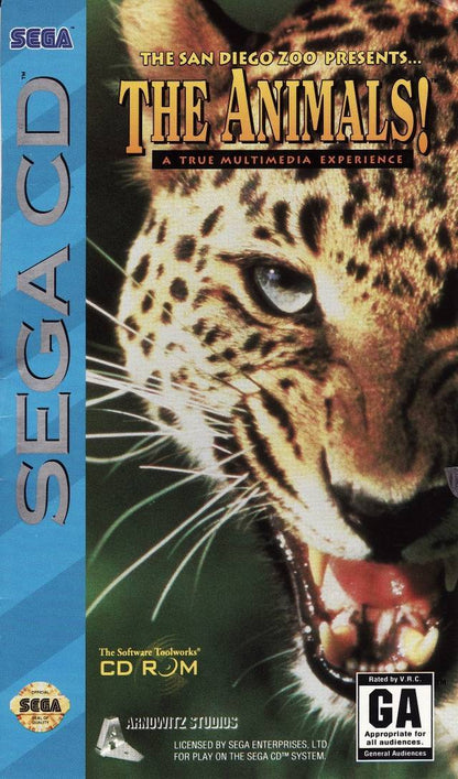 J2Games.com | Animals (Sega CD) (Pre-Played - CIB - Good).