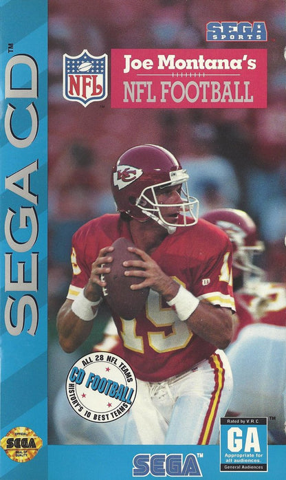 J2Games.com | Joe Montana NFL Football (Sega CD) (Pre-Played - Game Only).