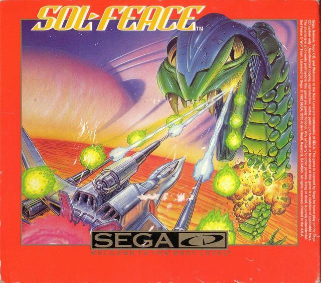 J2Games.com | Sol-Feace (Sega CD) (Pre-Played - Game Only).