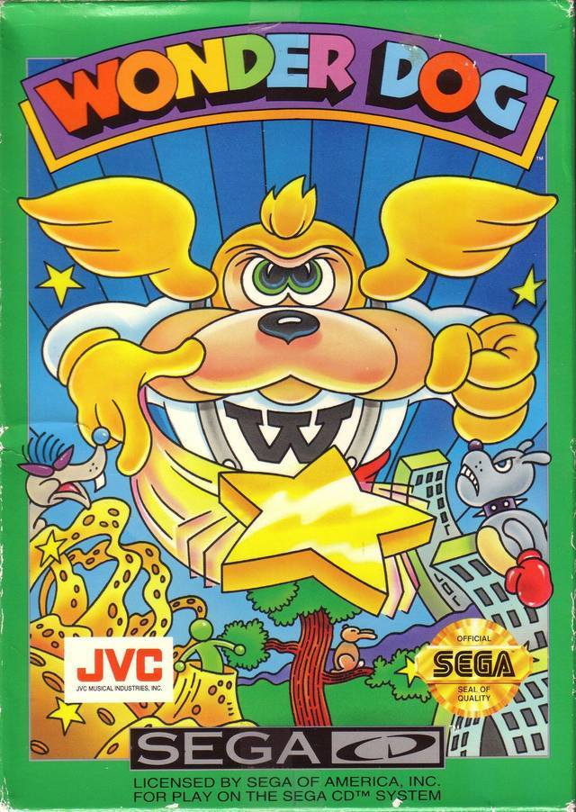 J2Games.com | Wonder Dog (Sega CD) (Pre-Played - CIB - Good).