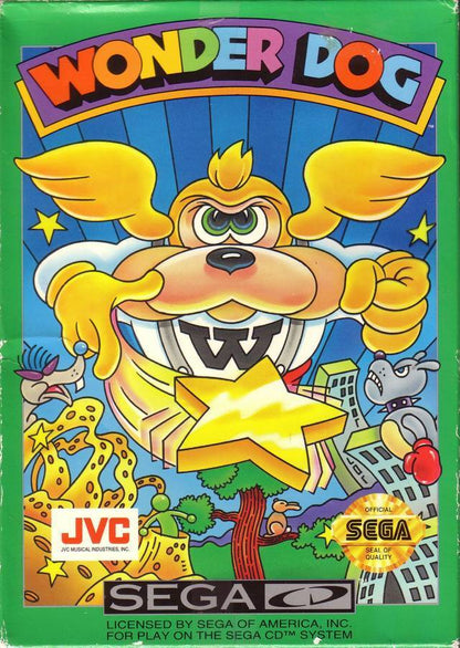 J2Games.com | Wonder Dog (Sega CD) (Pre-Played - CIB - Good).