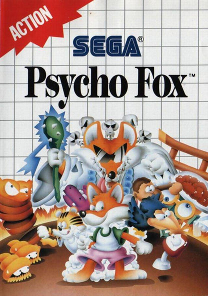 Psycho Fox ["Psyco Fox" Misprint Variant] (Sega Master System)