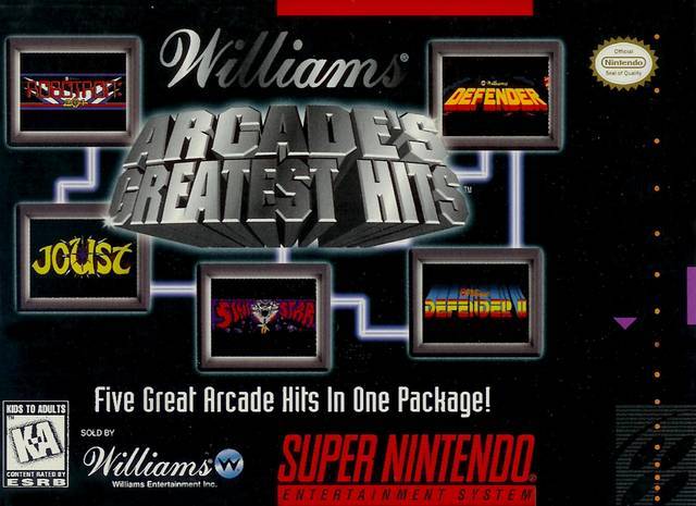 J2Games.com | Williams Arcade's Greatest Hits (Super Nintendo) (Pre-Played - Game Only).