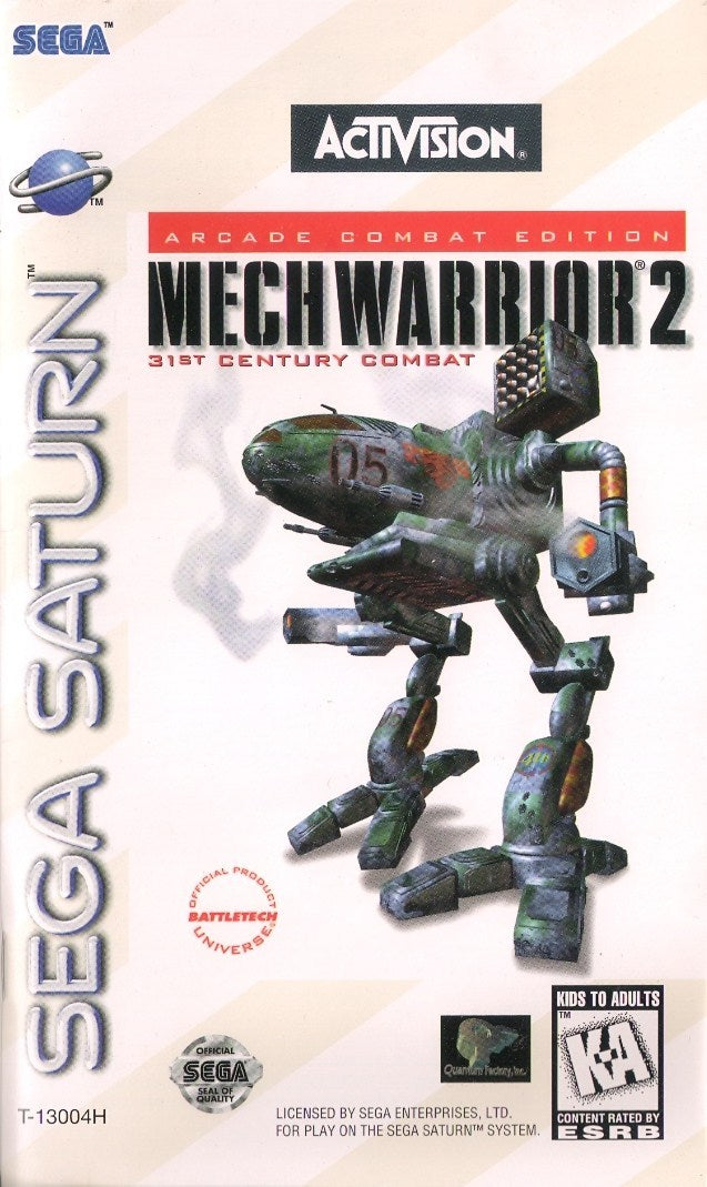 MechWarrior 2: 31st Century Combat Arcade Combat Edition (Sega Saturn)