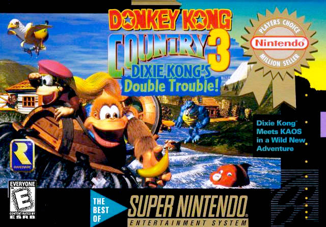 Donkey Kong Country 3: Dixie Kong's Double Trouble (Player's Choice) (Super Nintendo)