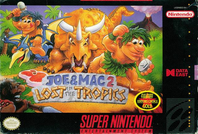 J2Games.com | Joe and Mac 2 Lost in the Tropics (Super Nintendo) (Pre-Played - Game Only).