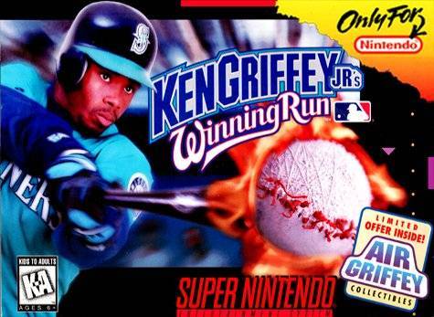 J2Games.com | Ken Griffey Jr Winning Run (Super Nintendo) (Pre-Played - Game Only).
