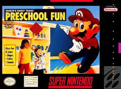 Diversión preescolar de los primeros años de Mario (Super Nintendo)