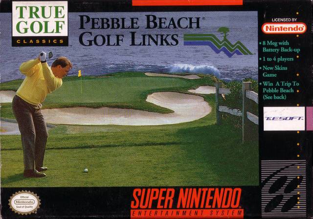 J2Games.com | Pebble Beach Golf Links (Super Nintendo) (Pre-Played - Game Only).