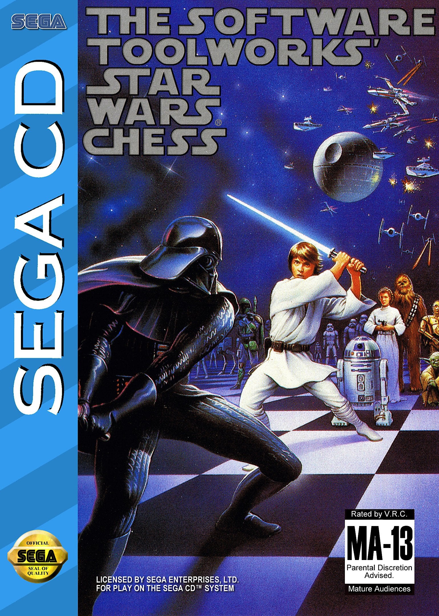 J2Games.com | Star Wars Chess (Sega CD) (Pre-Played - CIB - Very Good).