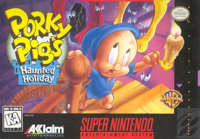 J2Games.com | Porky Pig's Haunted Holiday (Super Nintendo) (Pre-Played - Game Only).