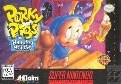J2Games.com | Porky Pig's Haunted Holiday (Super Nintendo) (Pre-Played - Game Only).