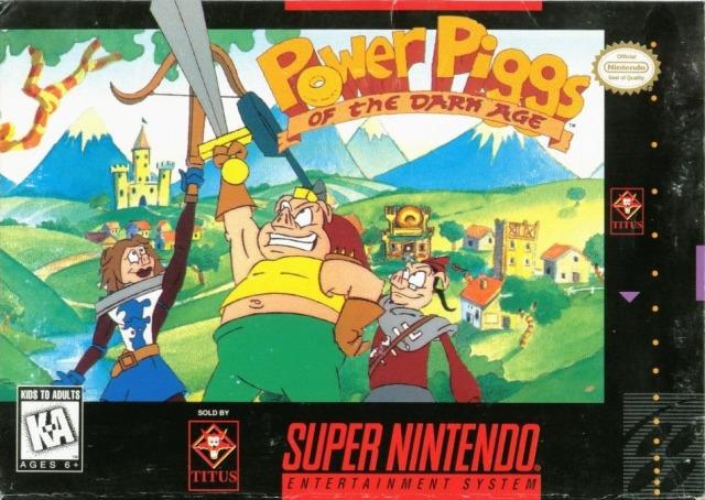 J2Games.com | Power Piggs of the Dark Age (Super Nintendo) (Pre-Played - Game Only).