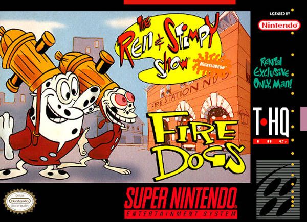 The Ren and Stimpy Show Fire Dogs (Super Nintendo)