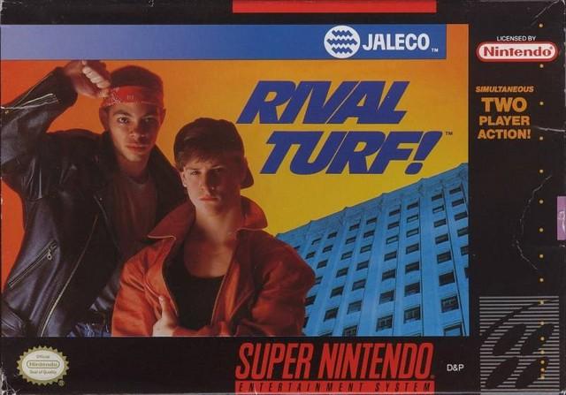 J2Games.com | Rival Turf (Super Nintendo) (Pre-Played - Game Only).