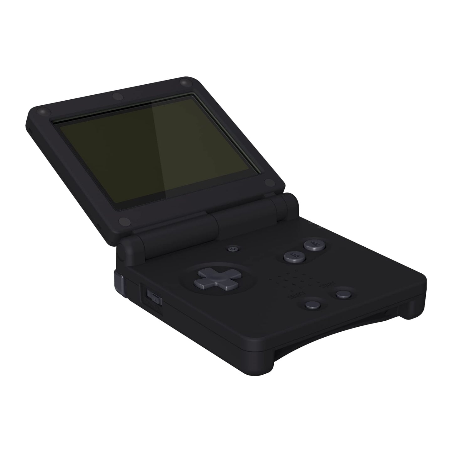 Custom Modded Gameboy Advance SP AGS-101 V2 IPS Screen Matte Black (Gameboy Advance)