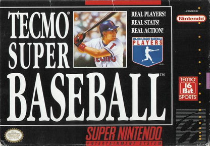 J2Games.com | Tecmo Super Baseball (Super Nintendo) (Pre-Played - Game Only).