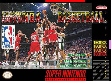 J2Games.com | Tecmo Super NBA Basketball With Box (Super Nintendo) (Pre-Played).