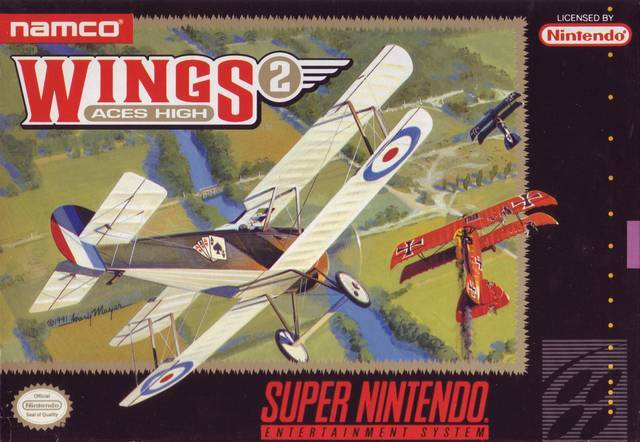 J2Games.com | Wings 2 Aces High (Super Nintendo) (Pre-Played - Game Only).