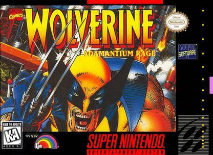 J2Games.com | Wolverine Adamantium Rage (Super Nintendo) (Pre-Played - Game Only).
