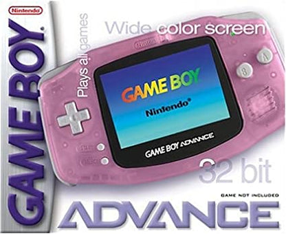Sistema avanzado Gameboy fucsia (Gameboy Advance)