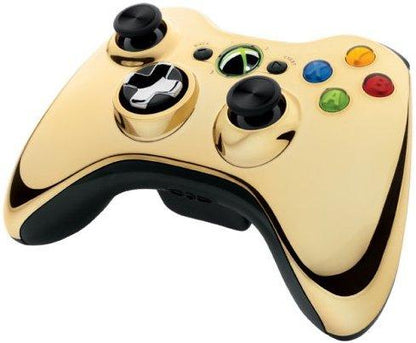 J2Games.com | Gold Chrome Xbox 360 Controller (Xbox 360) (Pre-Played - Game Only).