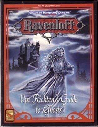 J2Games.com | Van Richten's Guide to Ghosts AD&D 2nd Edition Ravenloft (Pre-Played - CIB - Good) (Dungeons & Dragons).