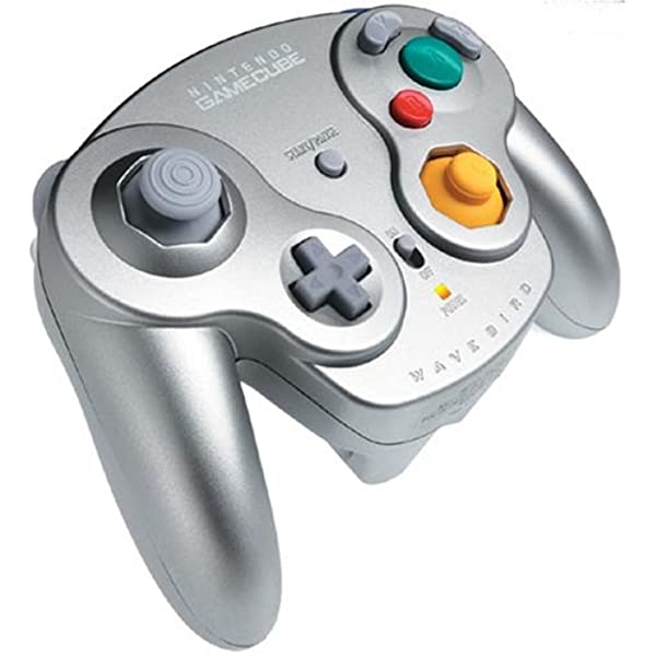 Controlador inalámbrico Platinum Wavebird (Gamecube)